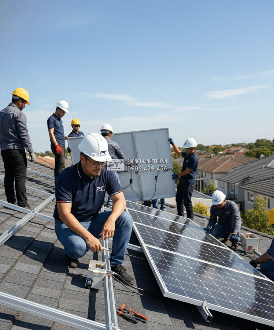 Lắp điện mặt trời Bình Định chuyên nghiệp Lắp điện mặt trời Bình Định chuyên nghiệp