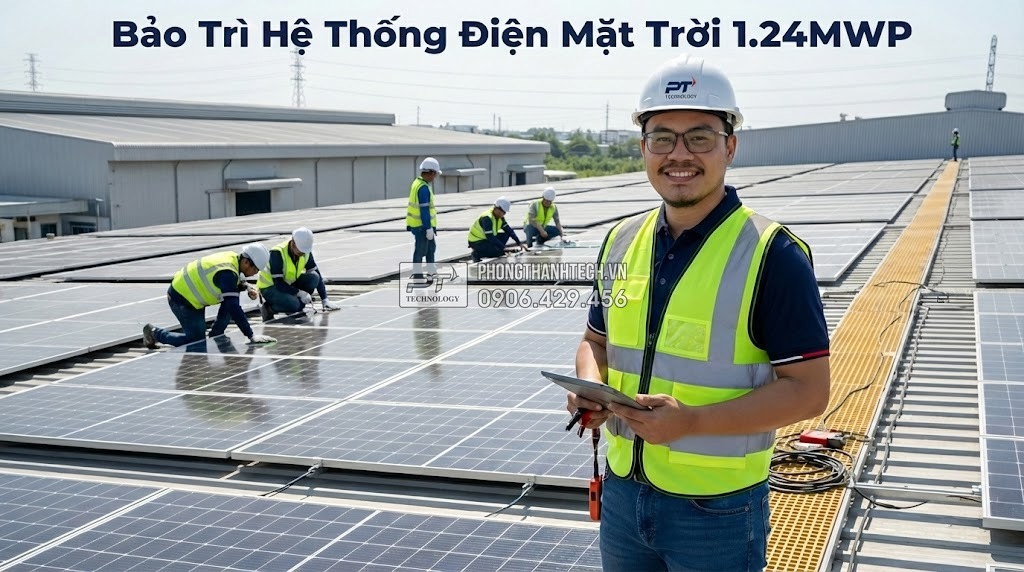 Bảo trì điện mặt trời 1.24MWP Bảo trì điện mặt trời 1.24MWP